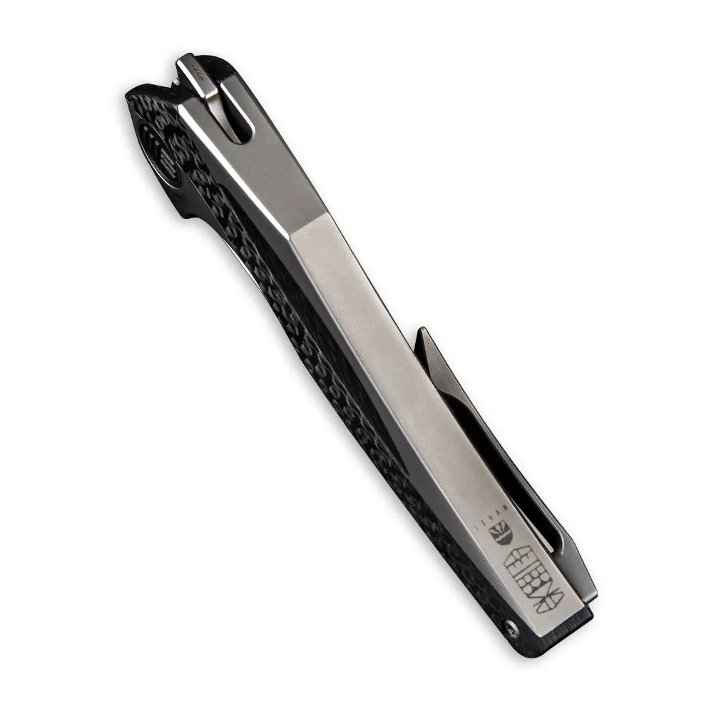 WeKnife ÆternA 918A Klappmesser Titan Carbon M390