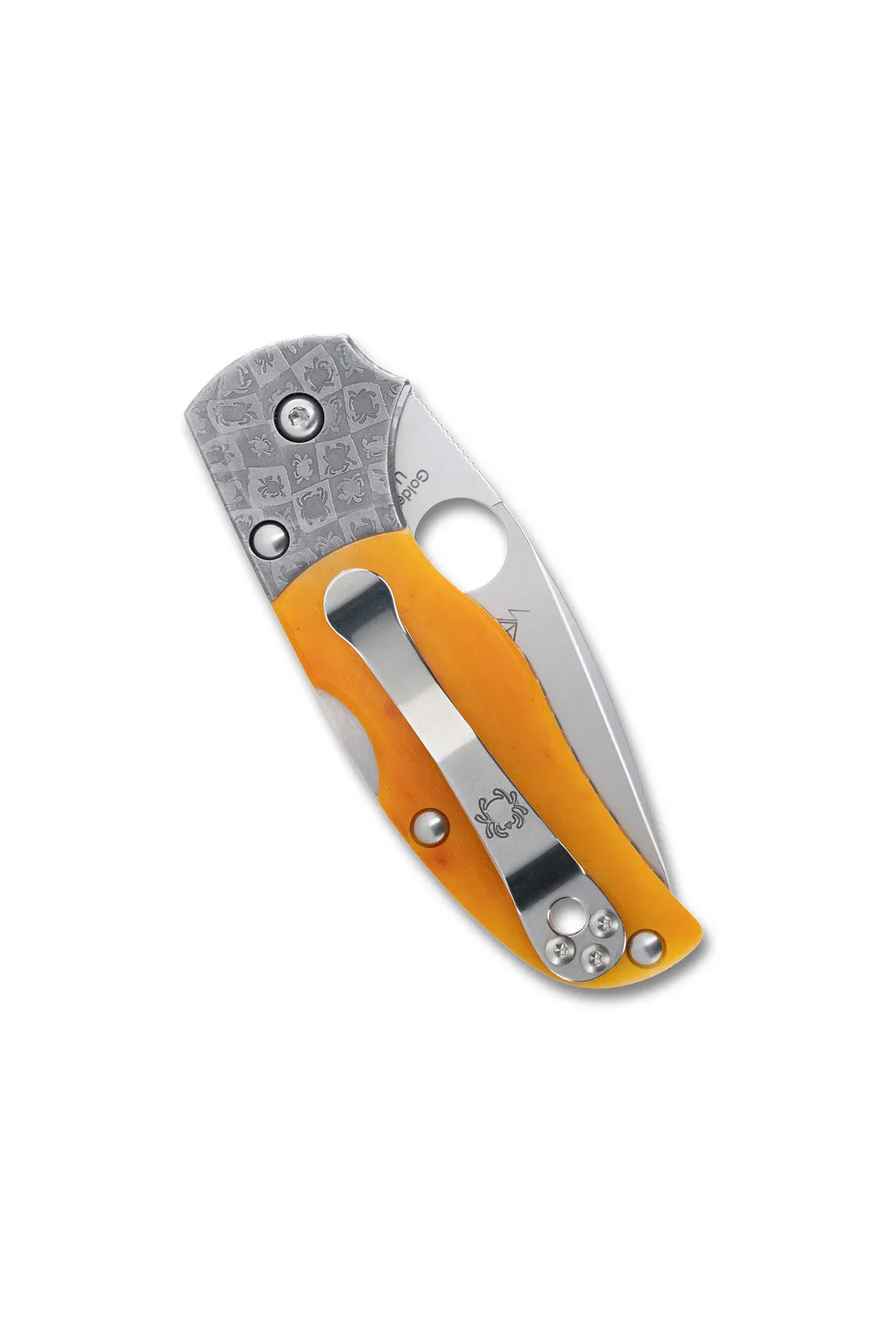 Spyderco Native 5 Klappmesser Amber Bone CPM-S90V