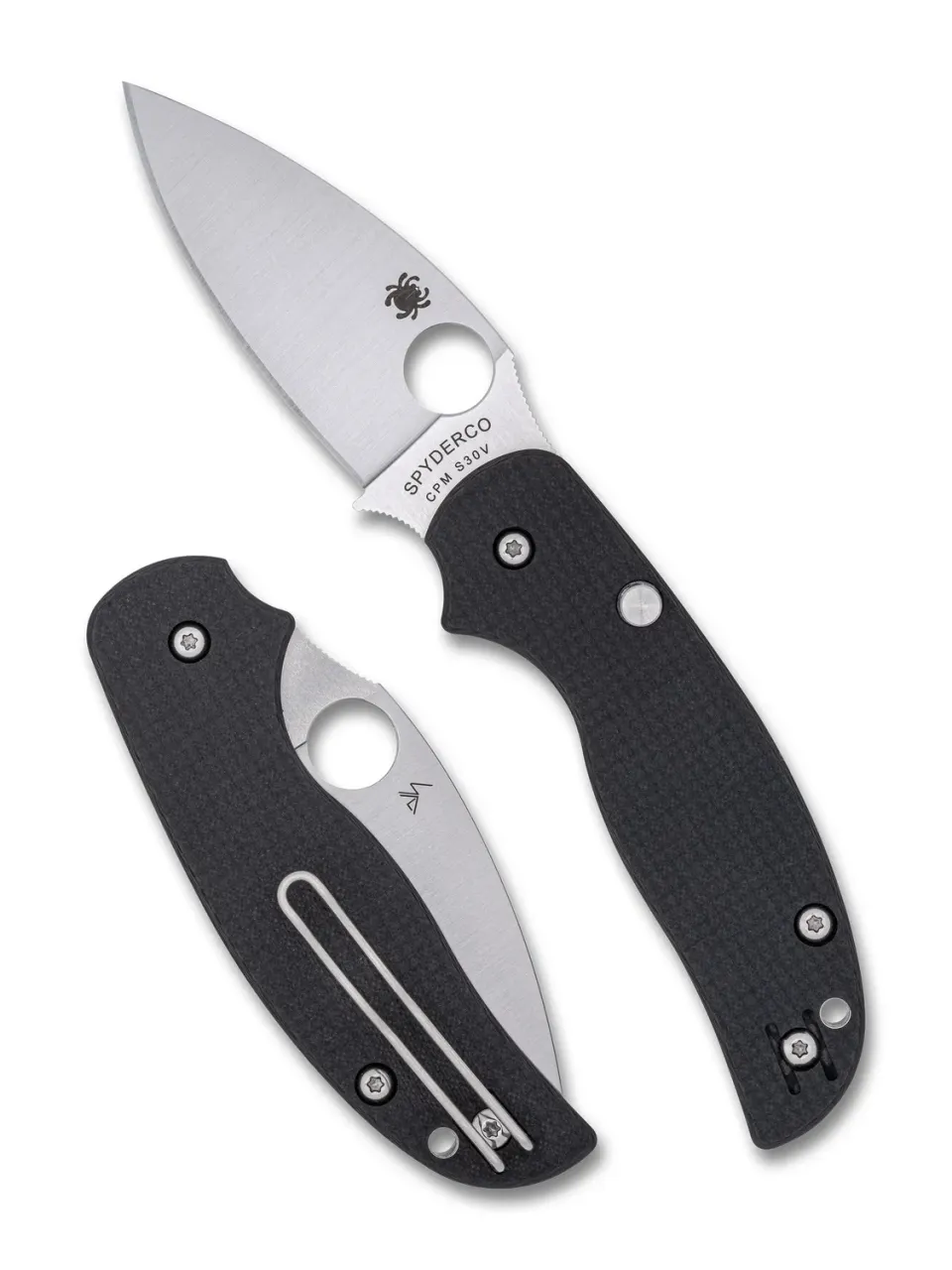 Spyderco Sage 6 Button Compression Lock Klappmesser S30V