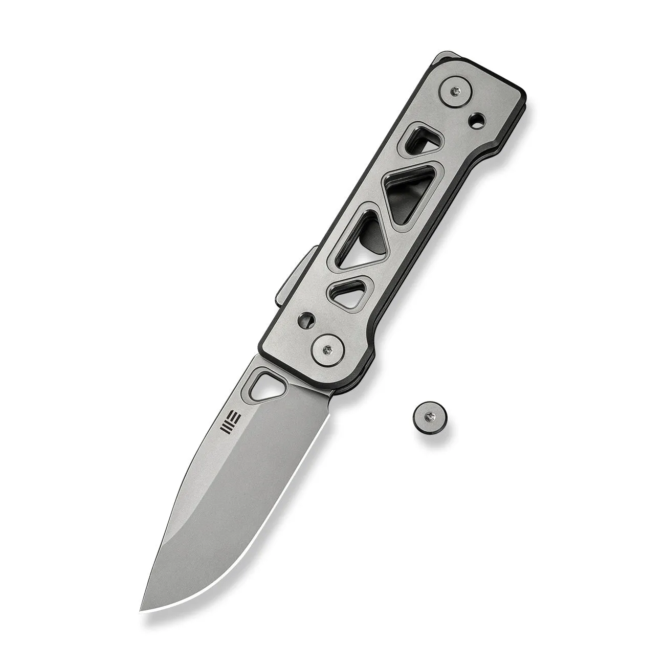 WeKnife Tyro WE24001-2 Klappmesser Titan grau 20CV