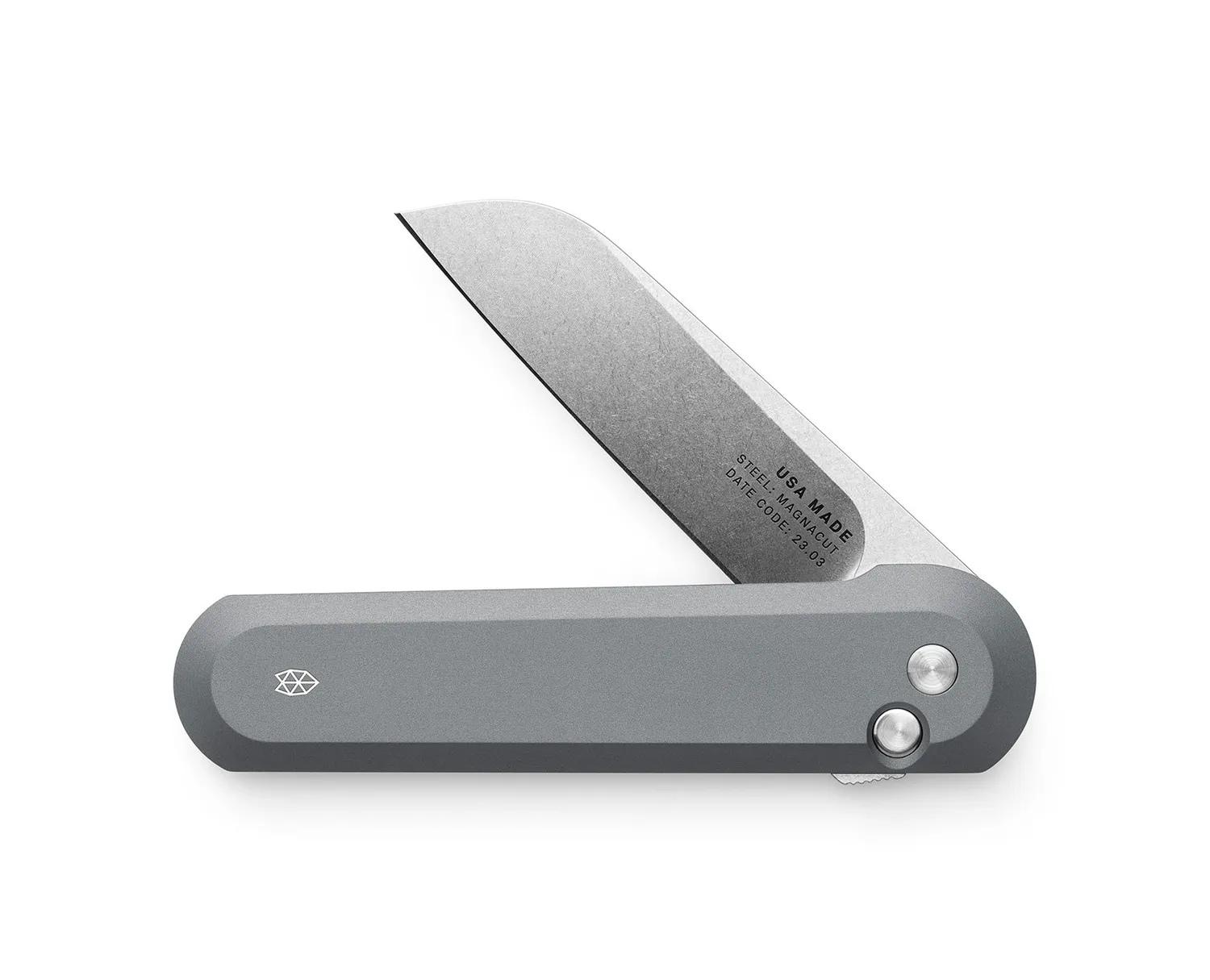 James Brand Wells Klappmesser Raw Aluminum Magnacut