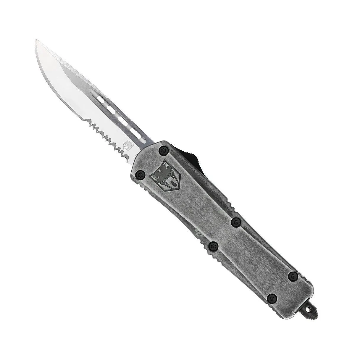 CobraTec Medium FS-3 Stonewash OTF Messer D2