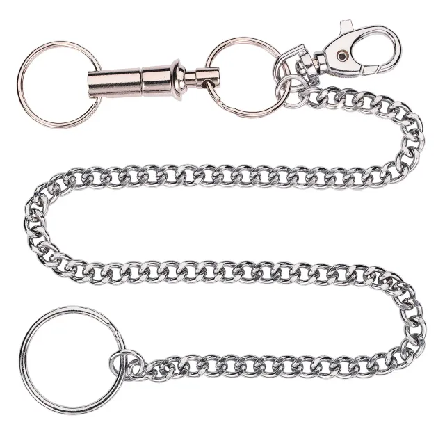 Herbertz 1010142010 Gliederkette M Grau Karabiner