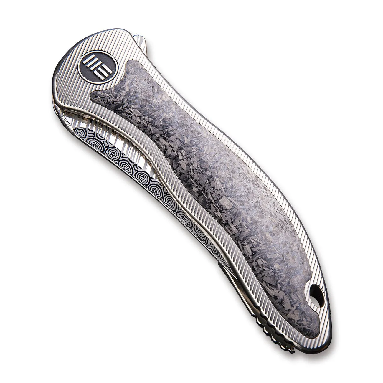 WeKnife Synergy2 912CF-DS2 Klappmesser Damasteel Carbon