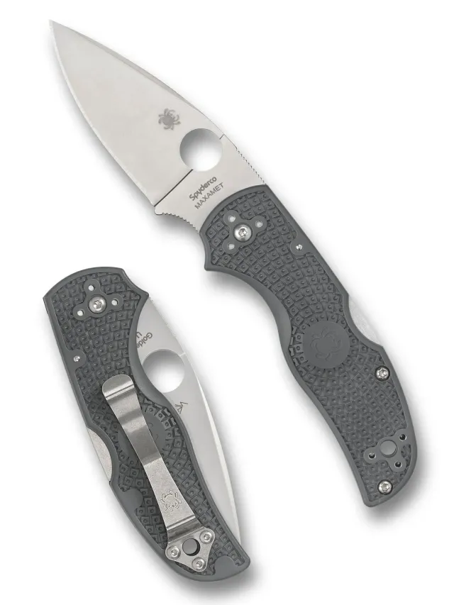 Spyderco Native 5 Lightweight Taschenmesser Maxamet Grau
