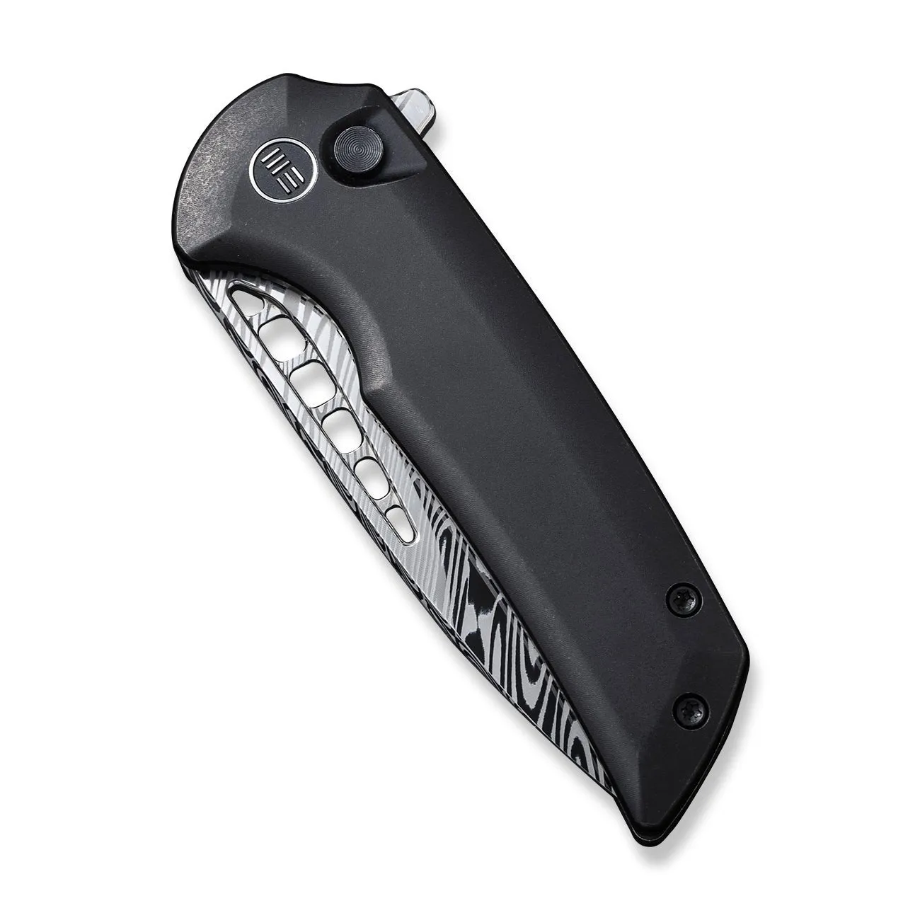 WeKnife Mini Malice WE054BL-DS1 Klappmesser Damast schwarz