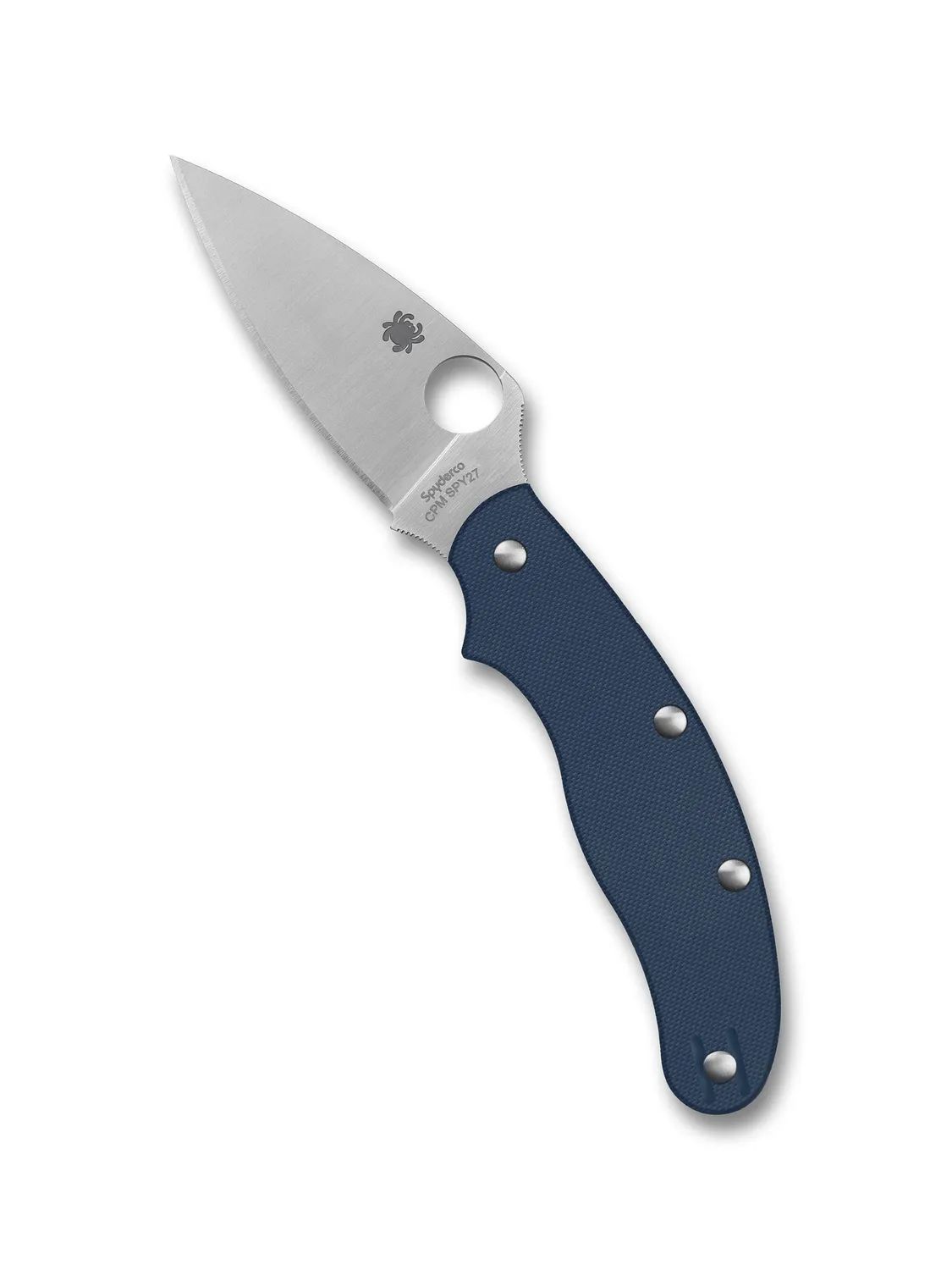 Spyderco UK Penknife Taschenmesser G-10 Blau SPY27 Slipit