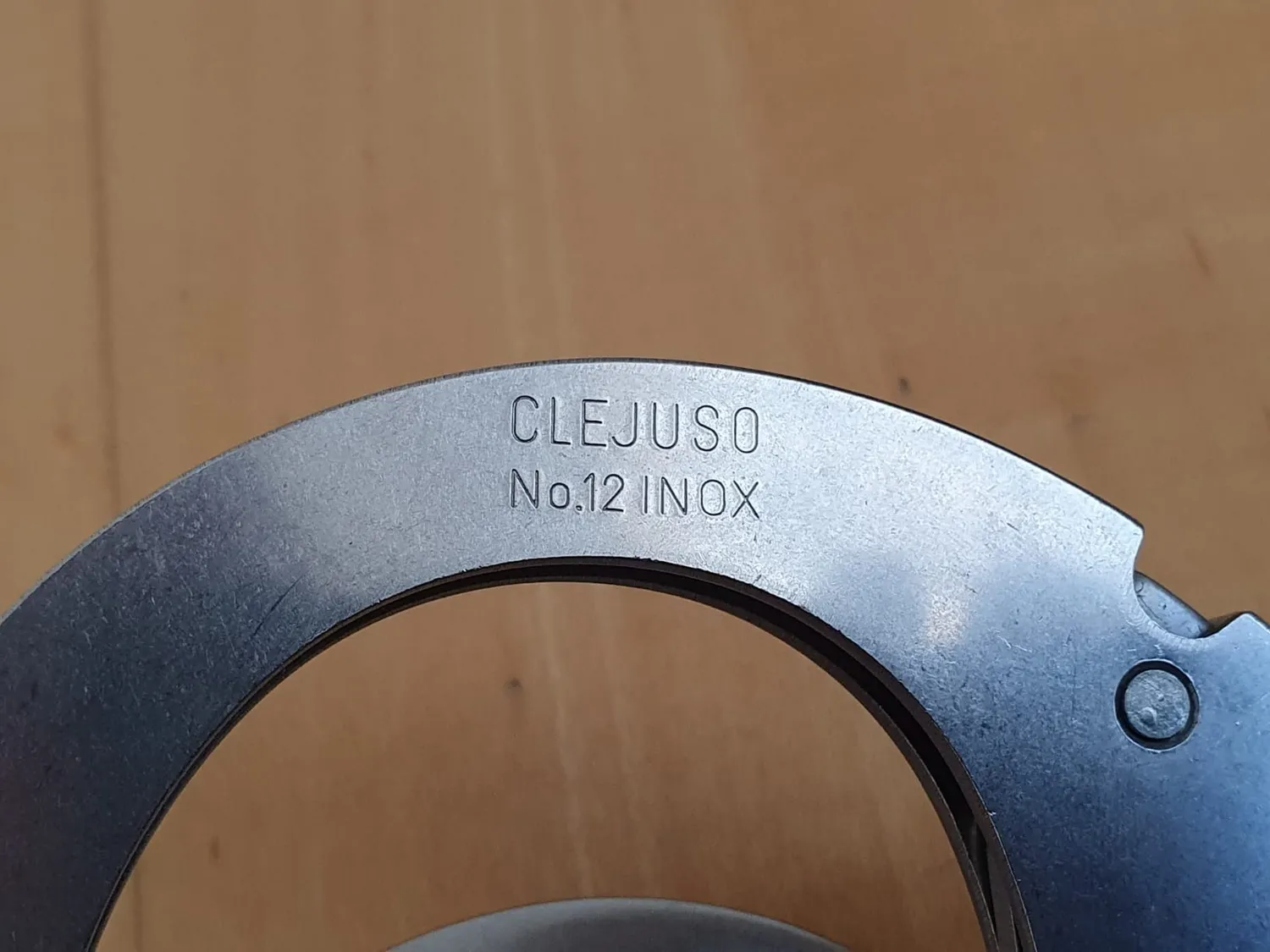 Clejuso Nr. 12 Handschellen Edelstahl