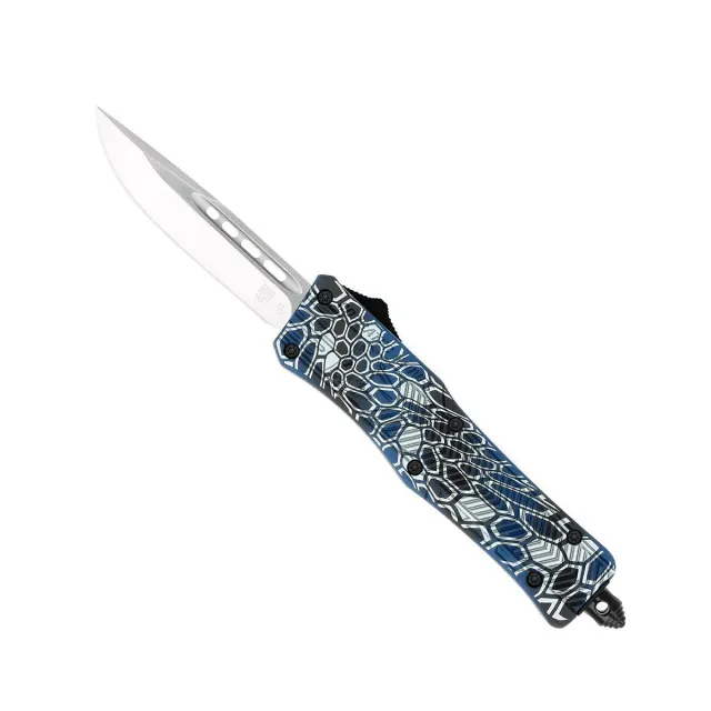 CobraTec CTK-1 Small OTF Messer Blue Cobra Skin D2