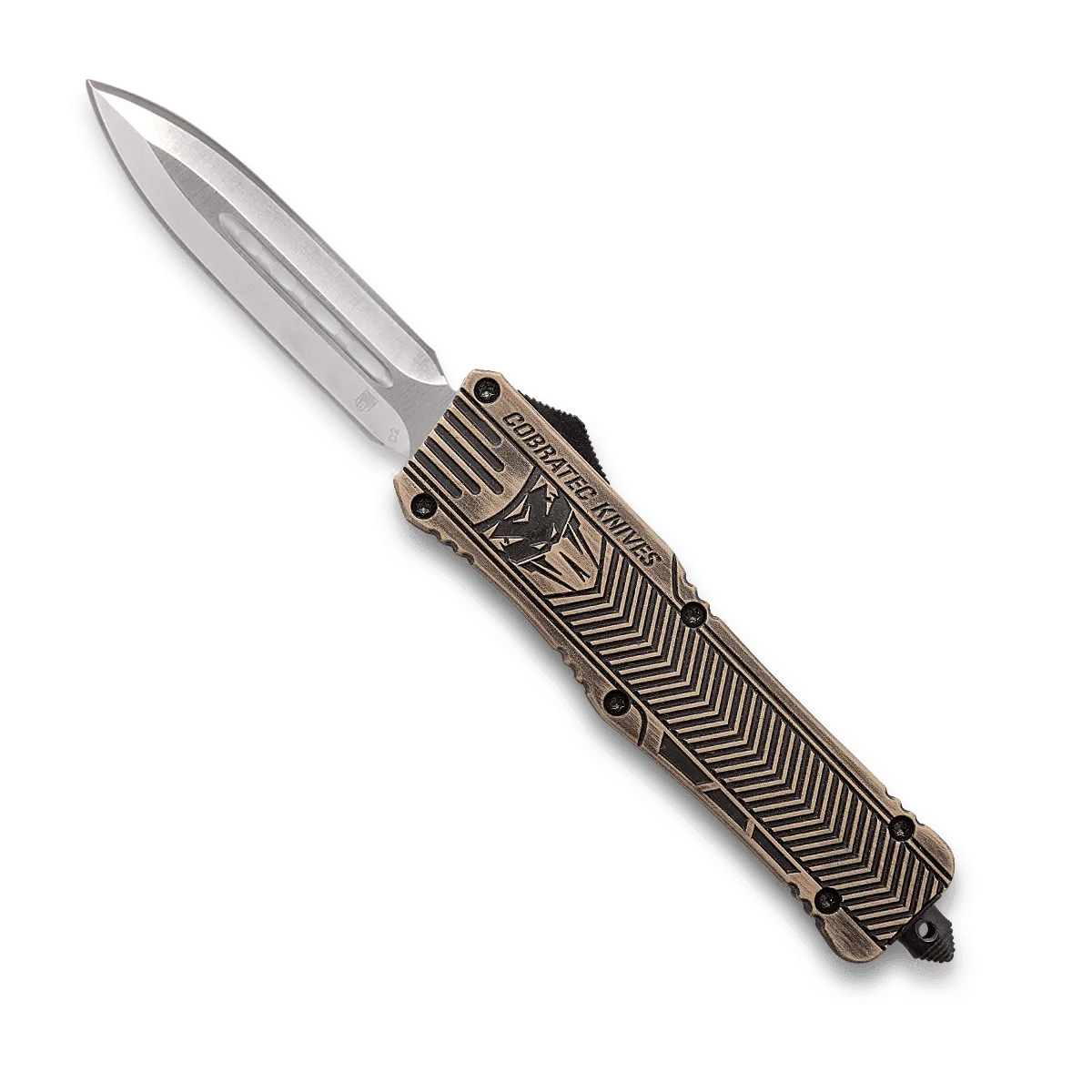 CobraTec CTK-1 Medium OTF-Messer Desert Sand D2