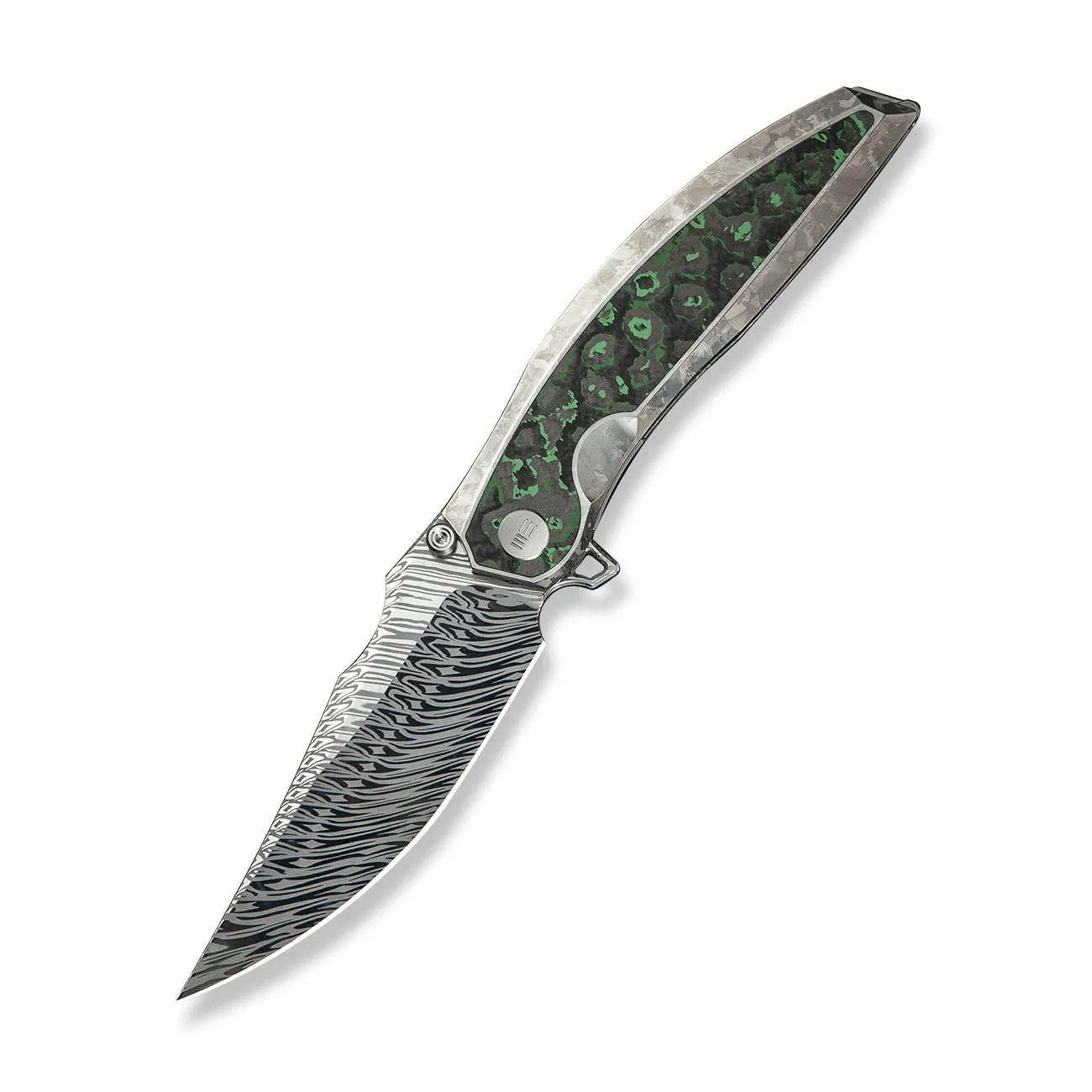 WeKnife Quinseris WE23093-DS1 Taschenmesser Damasteel
