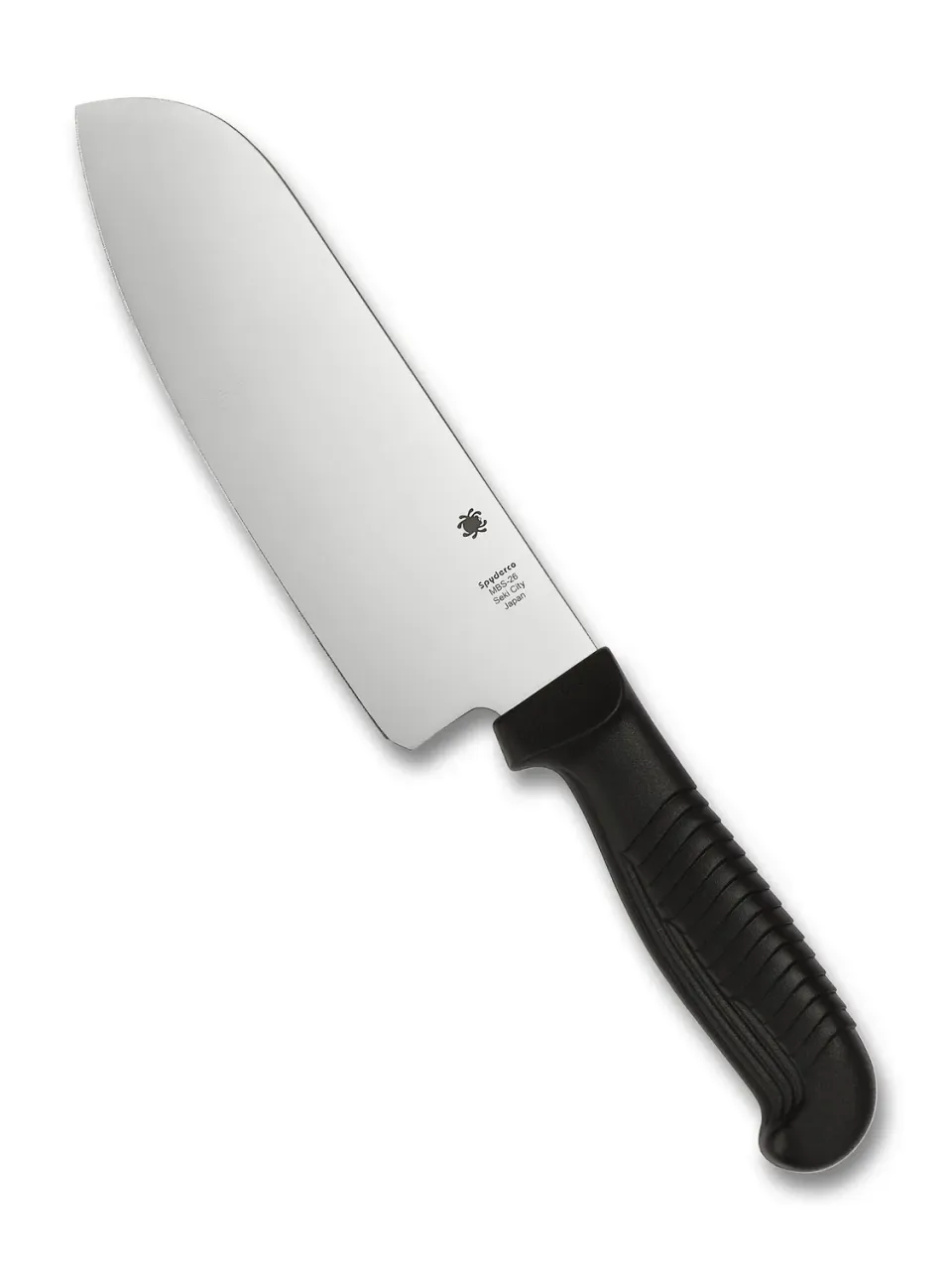 Spyderco Santoku Küchenmesser MBS-26 schwarzer Griff