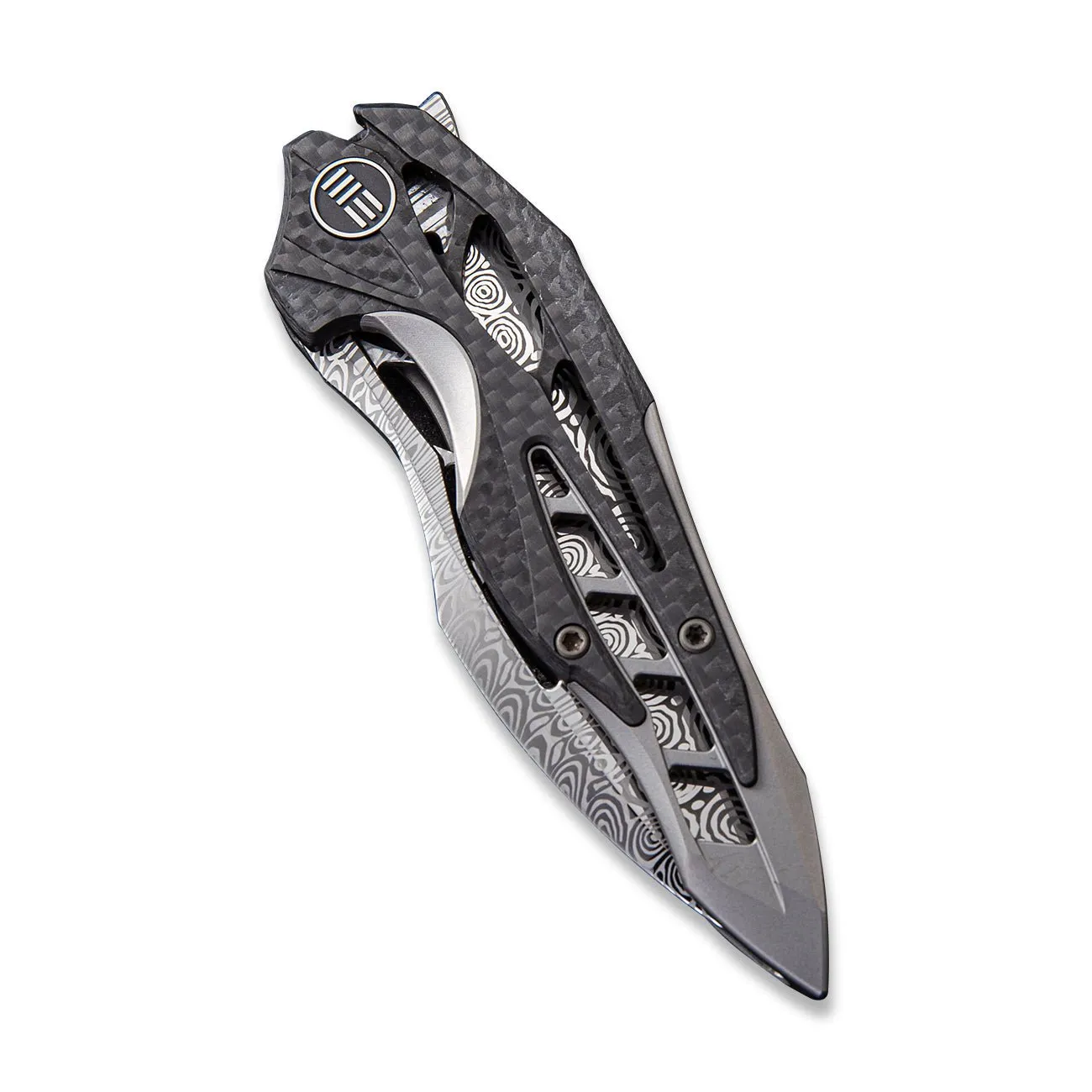 WeKnife Arrakis 906CF-DS1 Klappmesser Damasteel Carbon