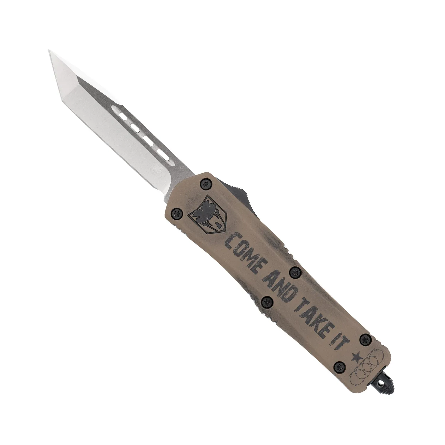 CobraTec FS-3 Texas Come and Take It OTF Messer Medium