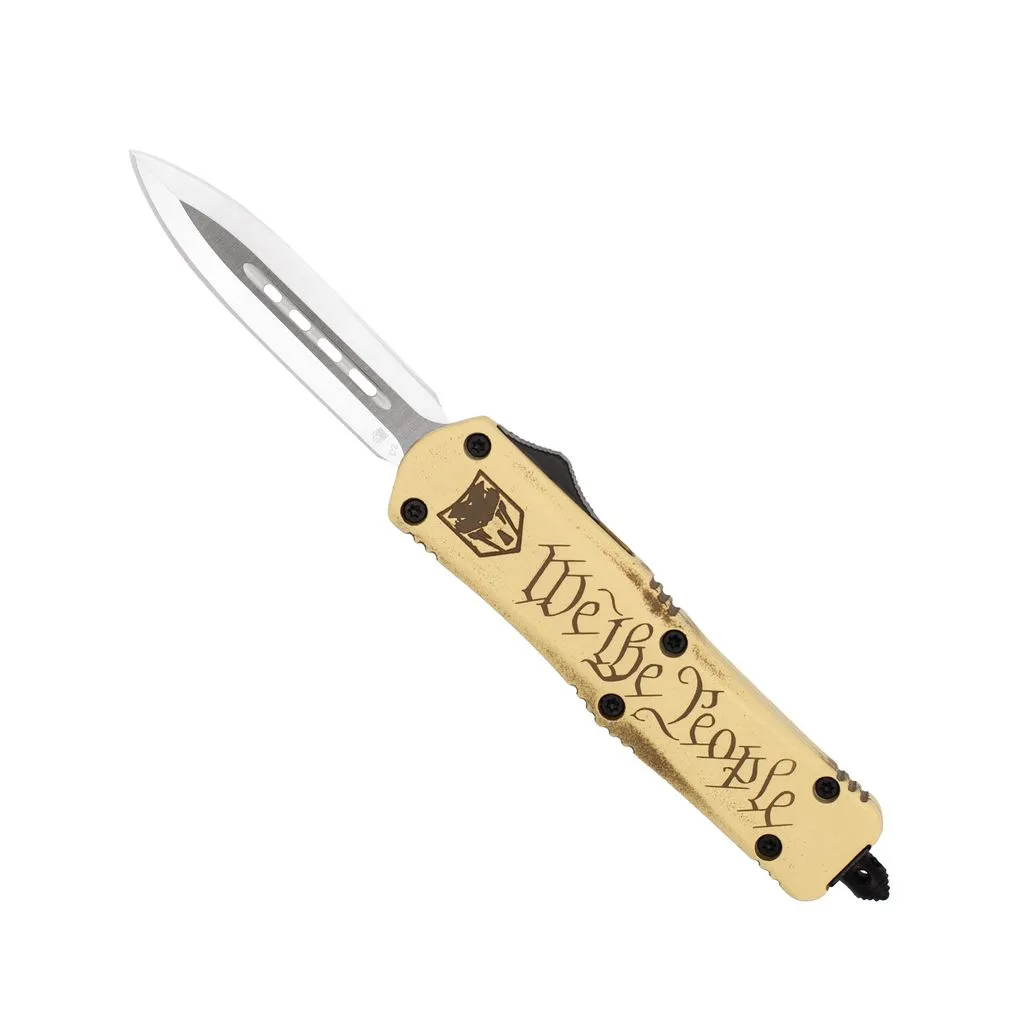 CobraTec FS-3 Medium OTF-Messer We The People Cerakote