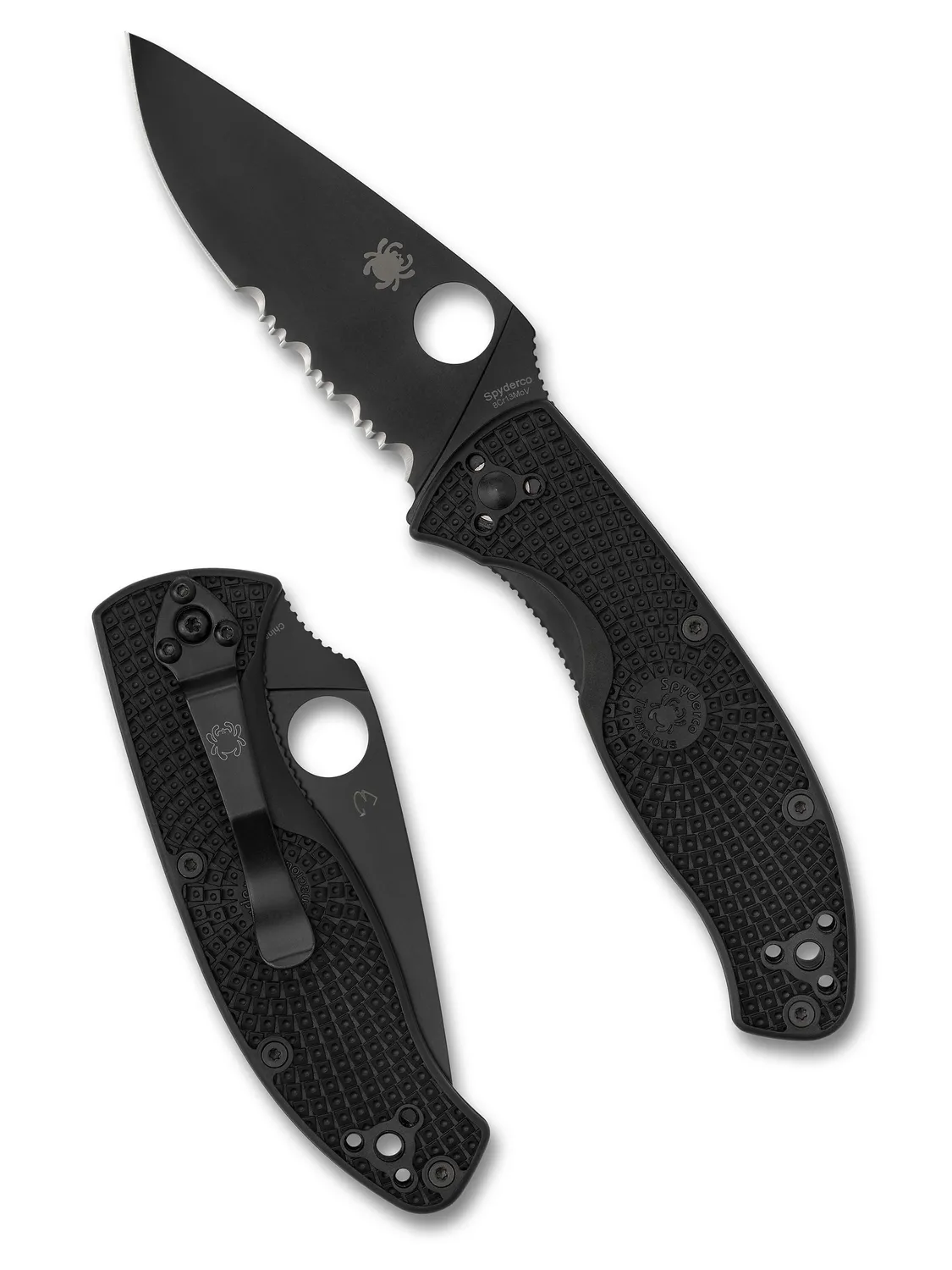 Spyderco Tenacious Lightweight Klappmesser FRN Plain