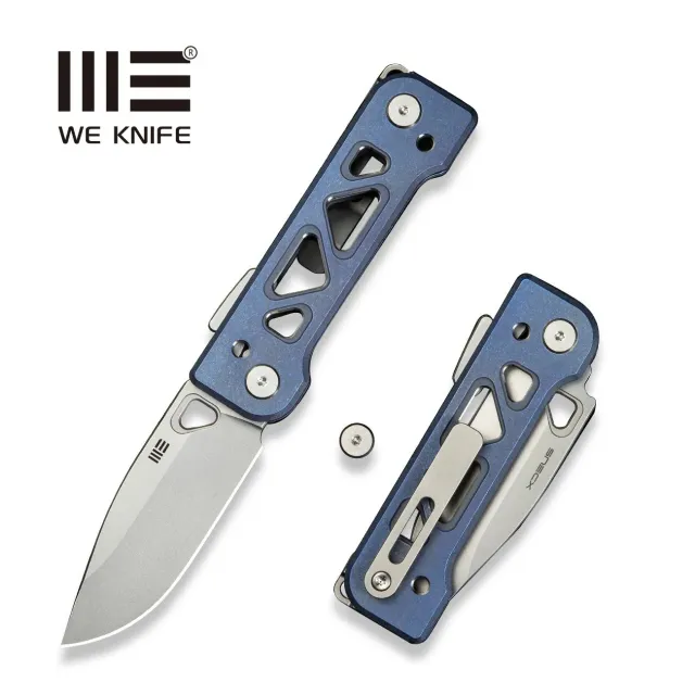 WeKnife Tyro WE24001-4 Taschenmesser Titan blau 20CV