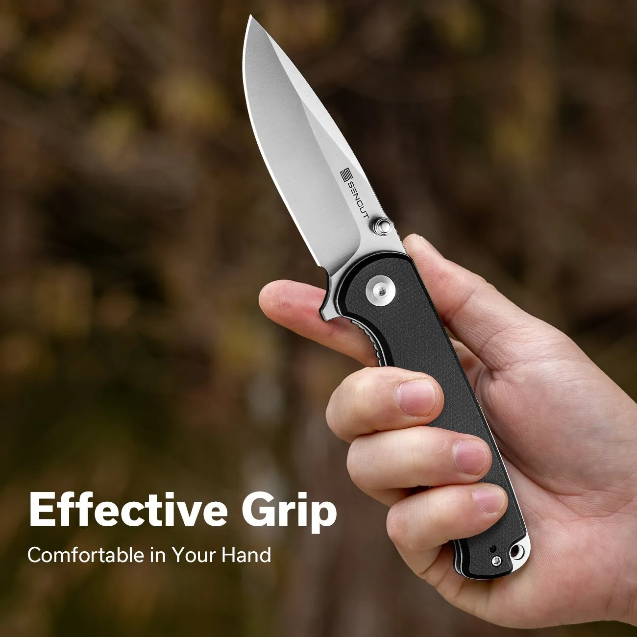 SENCUT Errant S23054B-3 Taschenmesser Micarta 9Cr18MoV