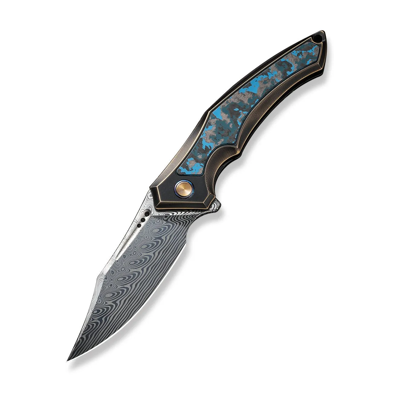 WeKnife Orpheus WE23009-DS1 Taschenmesser Damast Bronze