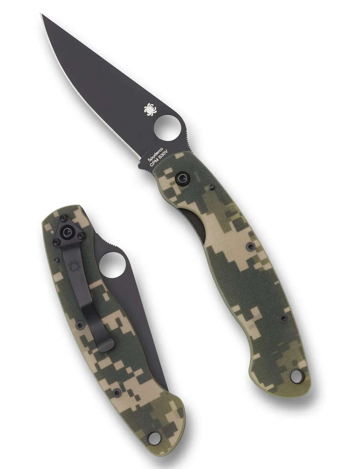 Spyderco Military Taschenmesser Schwarz S30V G-10