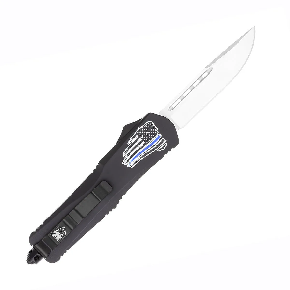 CobraTec Medium FS-3 OTF Messer D2 Thin Blue Line