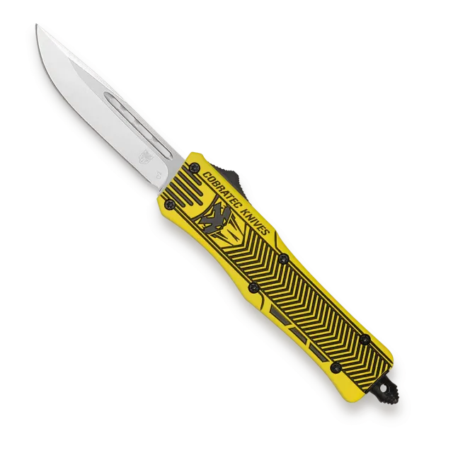 CobraTec Medium CTK-1 OTF Messer Gelb D2 Dual Action