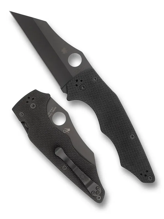 Spyderco YoJumbo Taschenmesser S30V DLC Schwarz