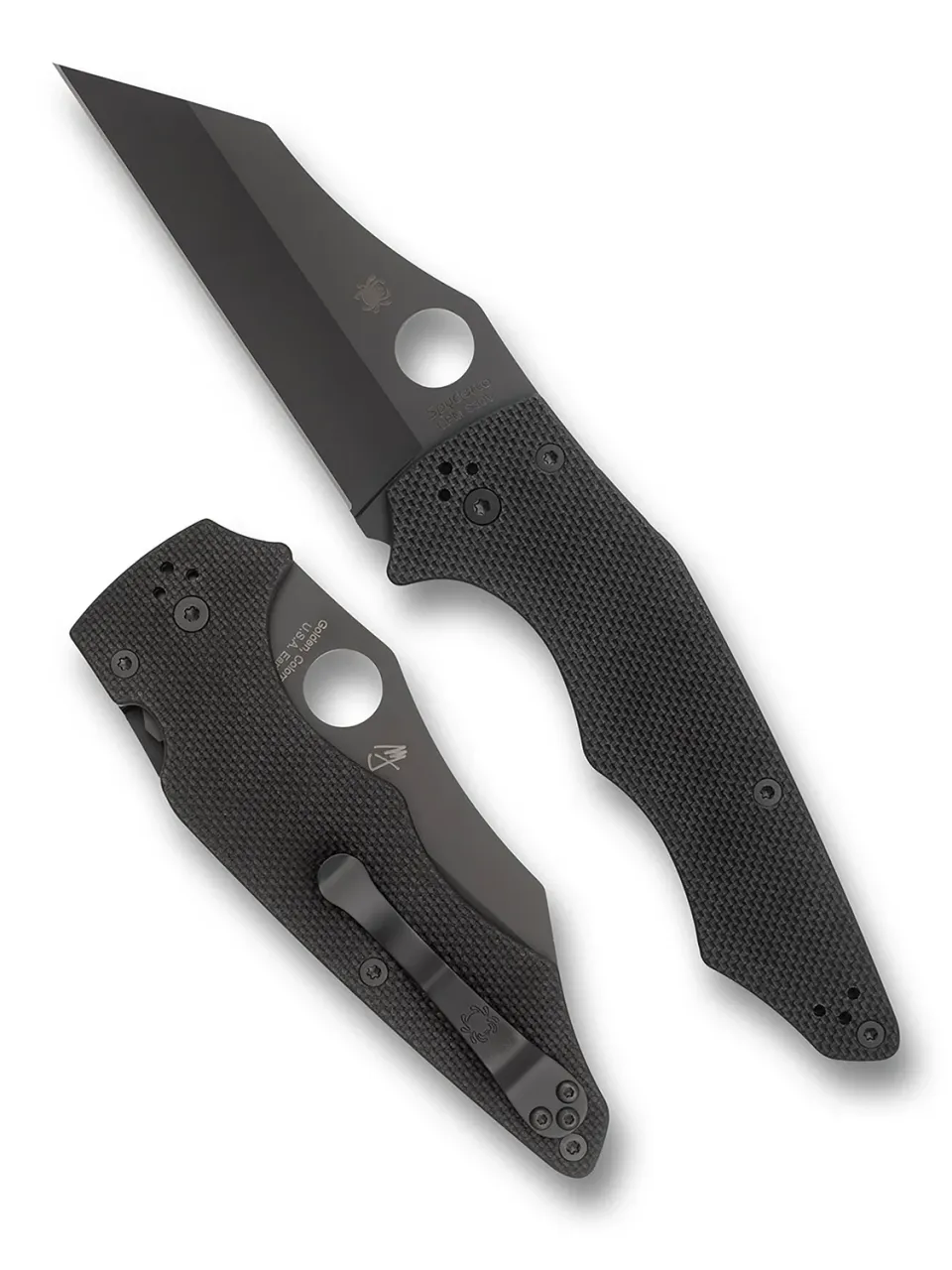 Spyderco YoJumbo Taschenmesser S30V DLC Schwarz