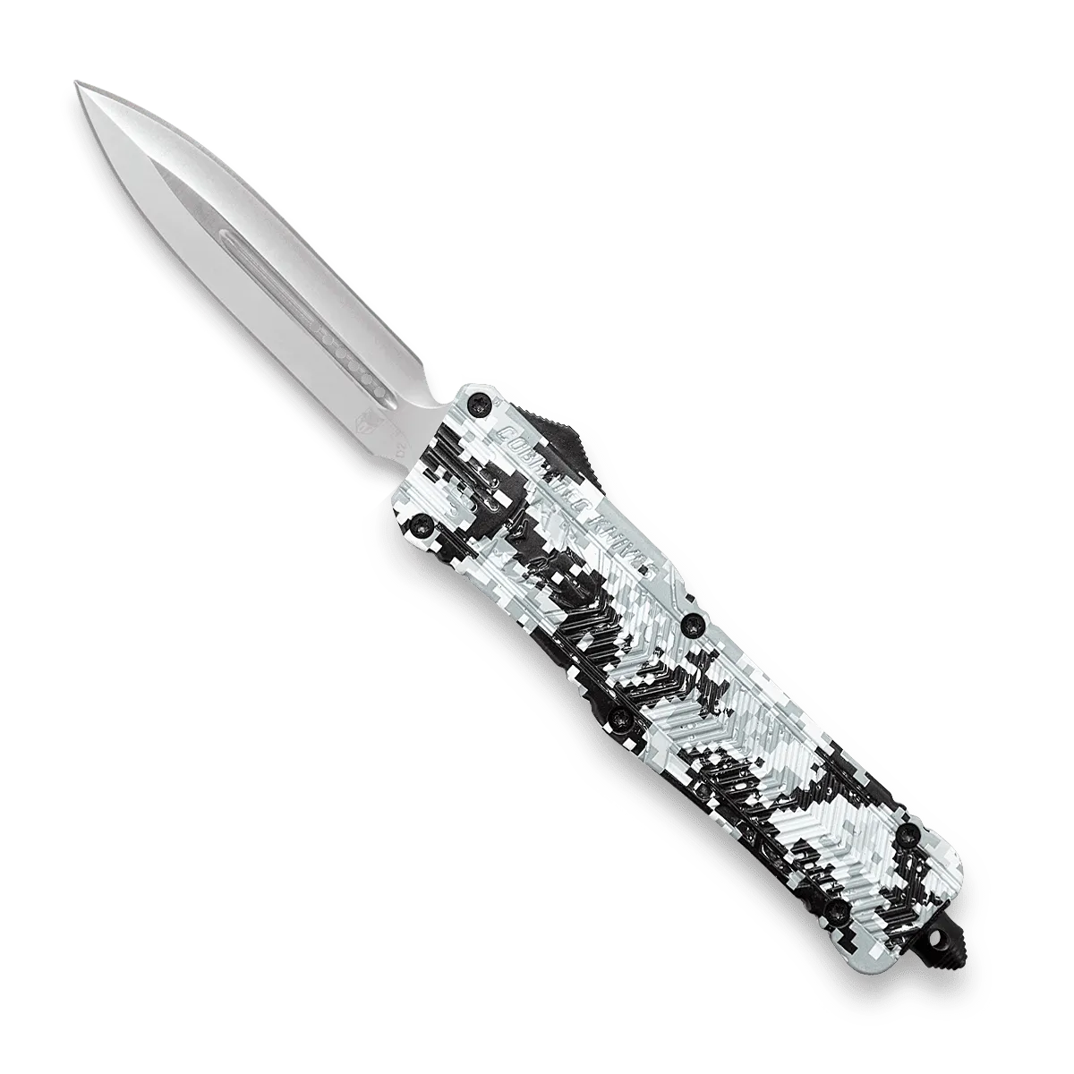 CobraTec CTK-1 Large OTF Messer Winter Digi Camo D2