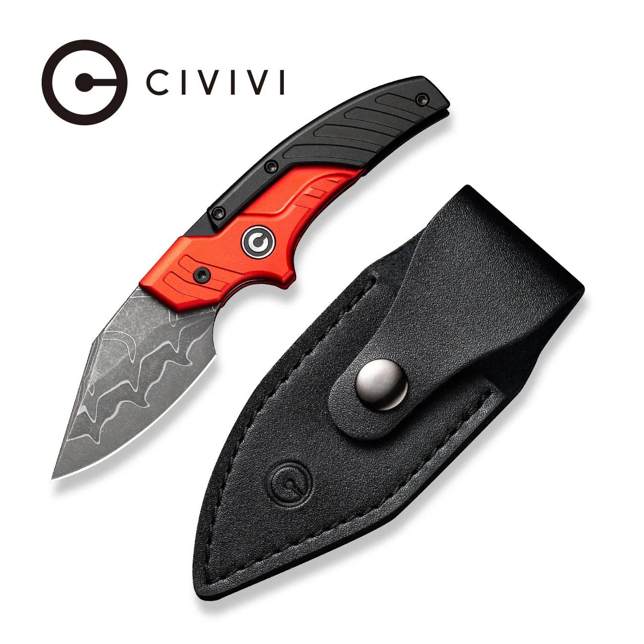 Civivi Typhoeus C21036-DS1 Feststehendes Messer Damast Alu