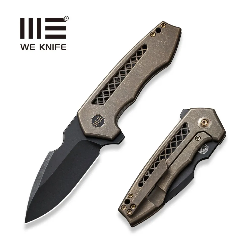 WeKnife Harpen WE23019-3 Taschenmesser Titan Bronze 20CV