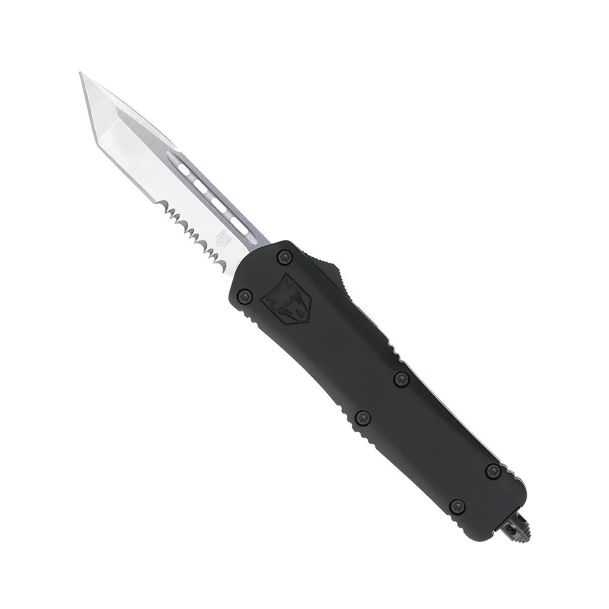CobraTec Medium FS-3 OTF Messer D2 Schwarz Glasbrecher