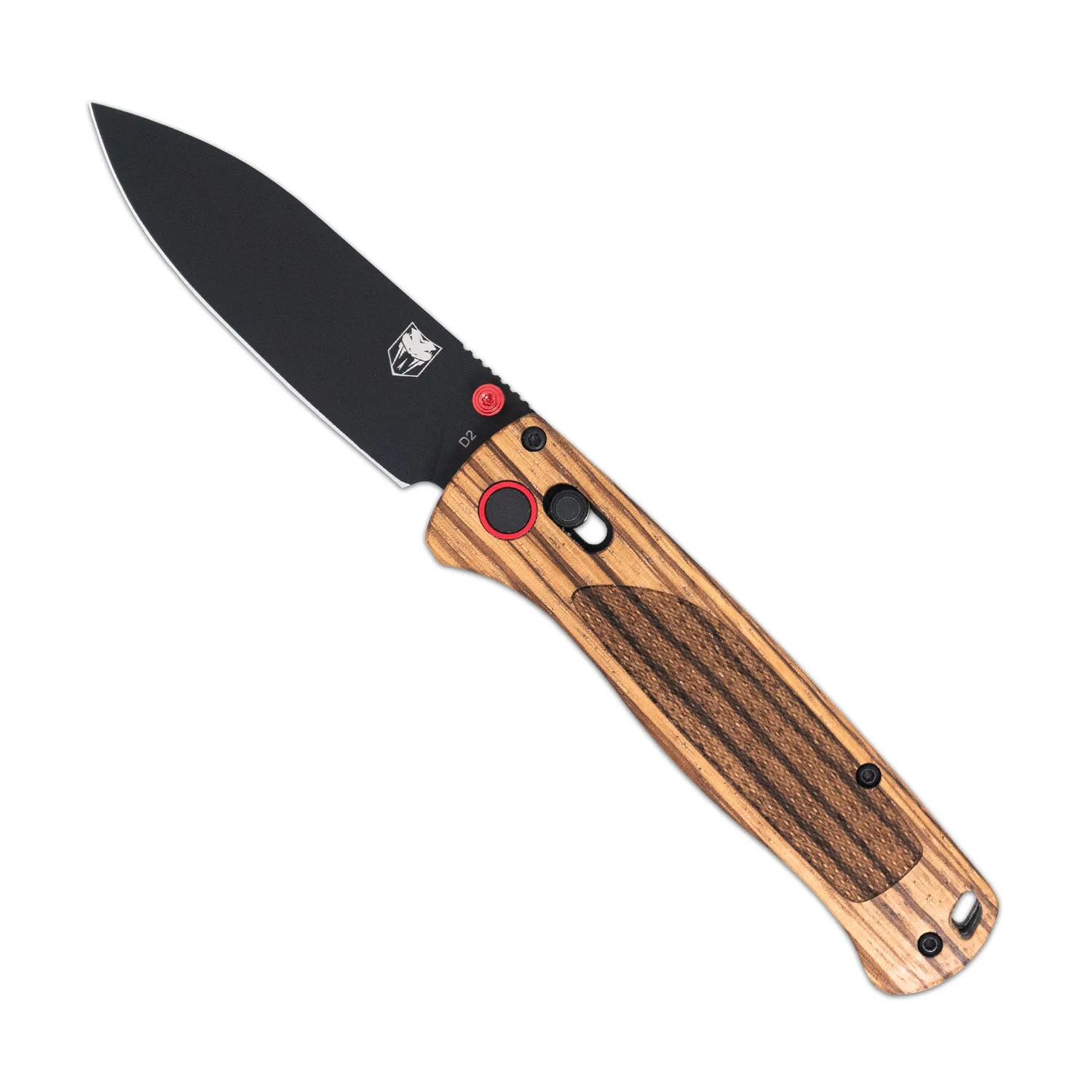 CobraTec Zebrawood Bar Lock Klappmesser D2 3" Holz