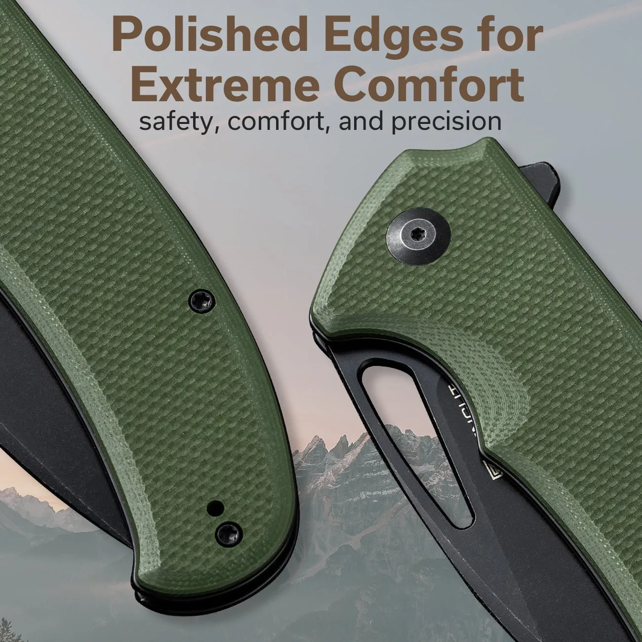 SENCUT Phantara S23014-3 Klappmesser 9,4 cm OD Green