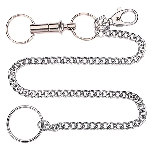 Herbertz 1010142010 Gliederkette M Grau Karabiner