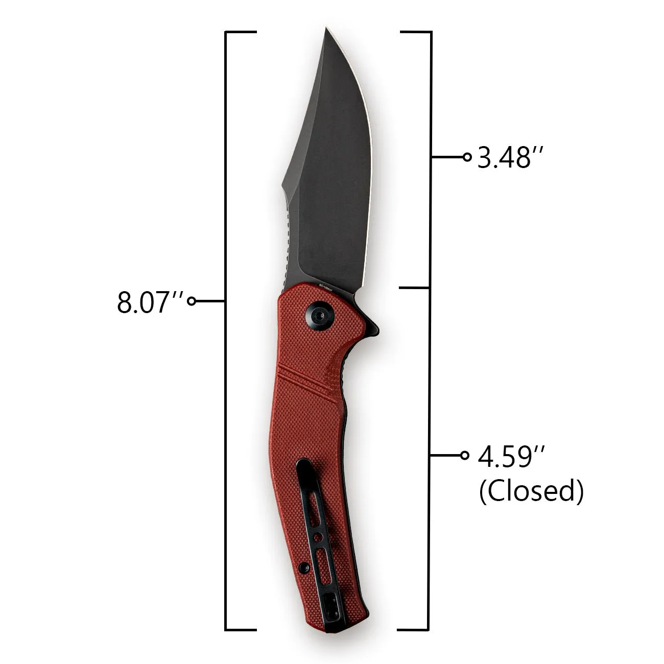 SENCUT Episode SA04A Taschenmesser Burgundy 9Cr18MoV