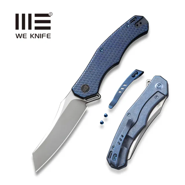 WeKnife RekkeR WE22010G-4 Klappmesser Blau Tanto