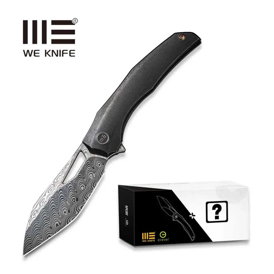 WeKnife Ignio WE22042B-DS1 Taschenmesser Damast Box