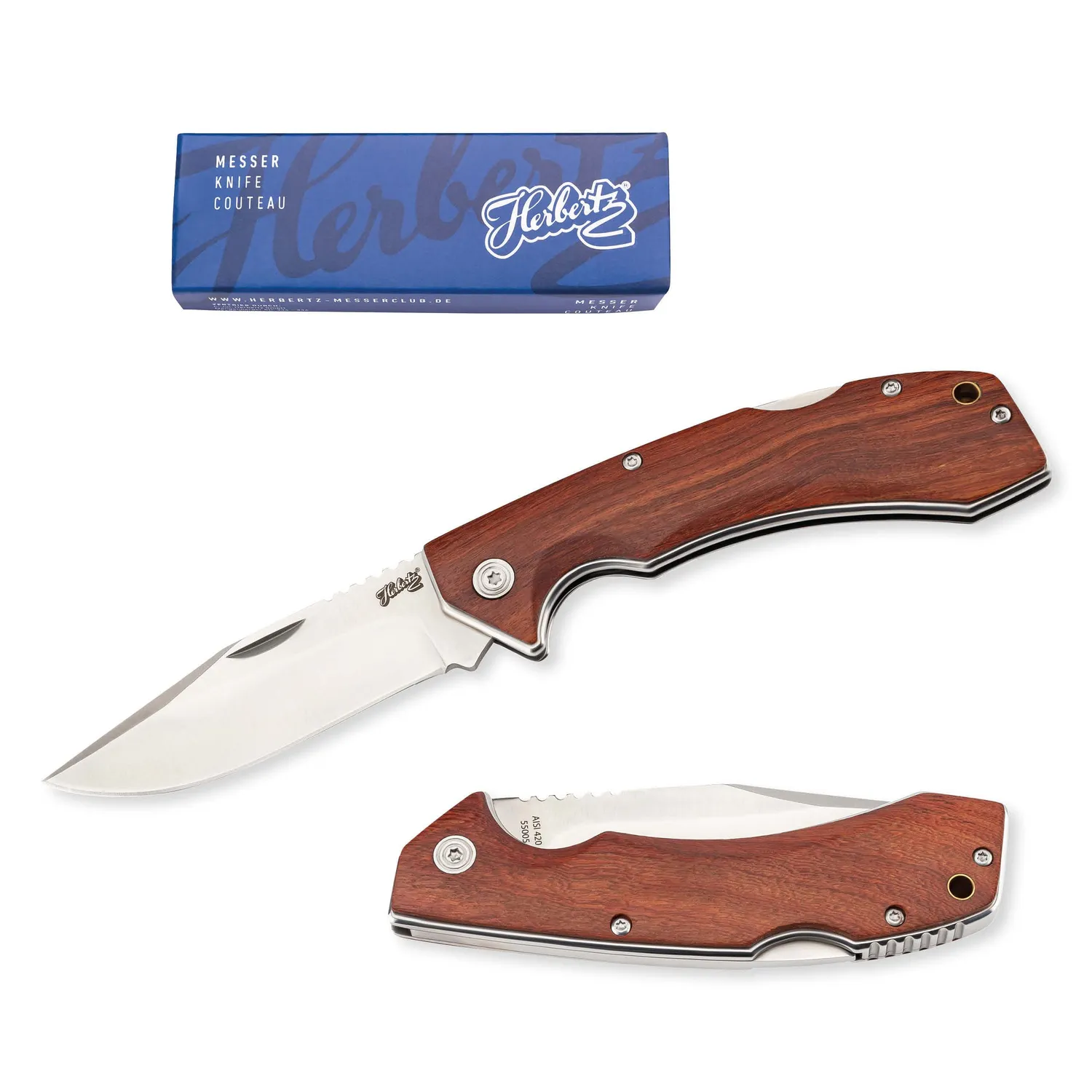 Herbertz Top Collection 55005 Taschenmesser Sandelholz Back Lock
