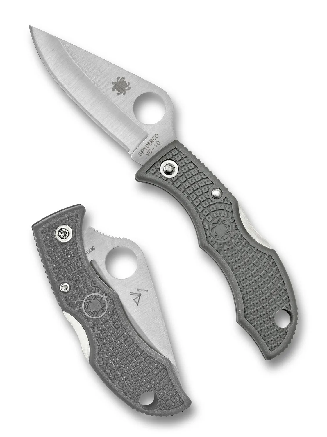 Spyderco Ladybug 3 Taschenmesser Schwarz Glatt VG-10