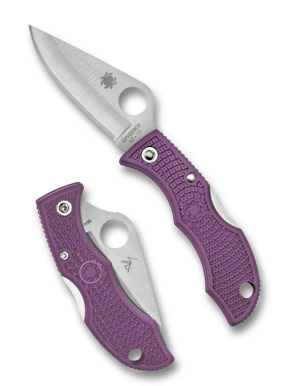 Spyderco Ladybug 3 Taschenmesser Schwarz Glatt VG-10