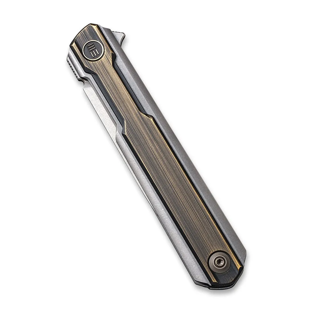 WeKnife Peer 2015E Klappmesser Titan-Messing 20CV