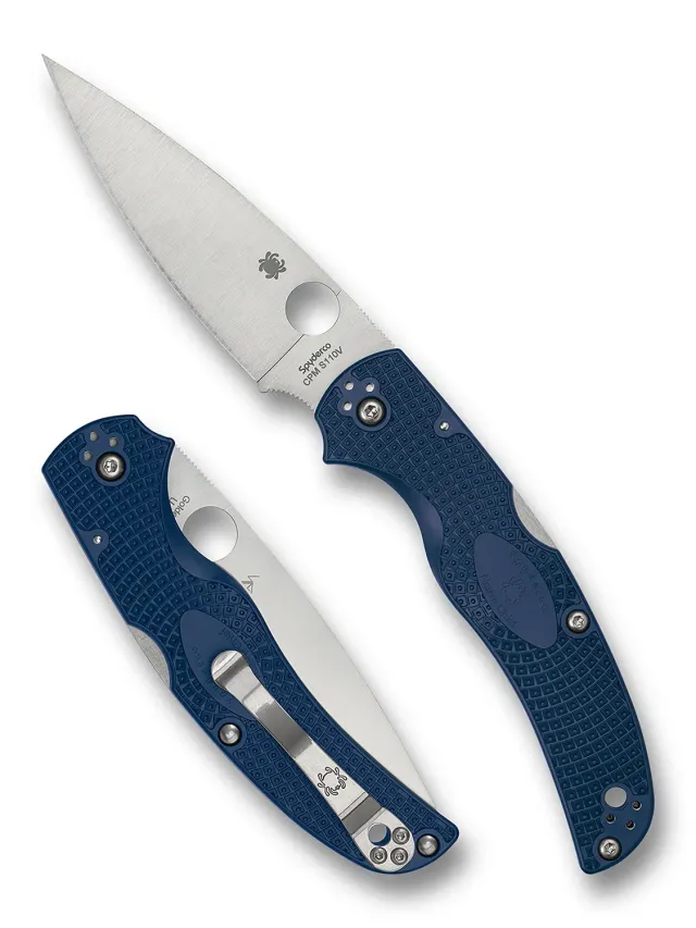 Spyderco Native Chief Lightweight Klappmesser S110V Blau