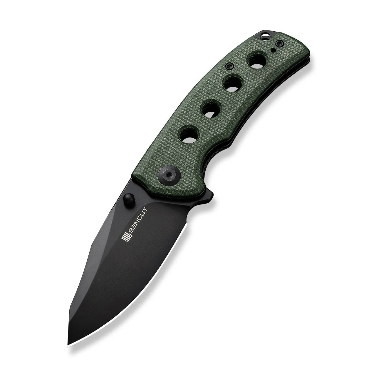 SENCUT Excalis S23068-3 Klappmesser Grün Micarta