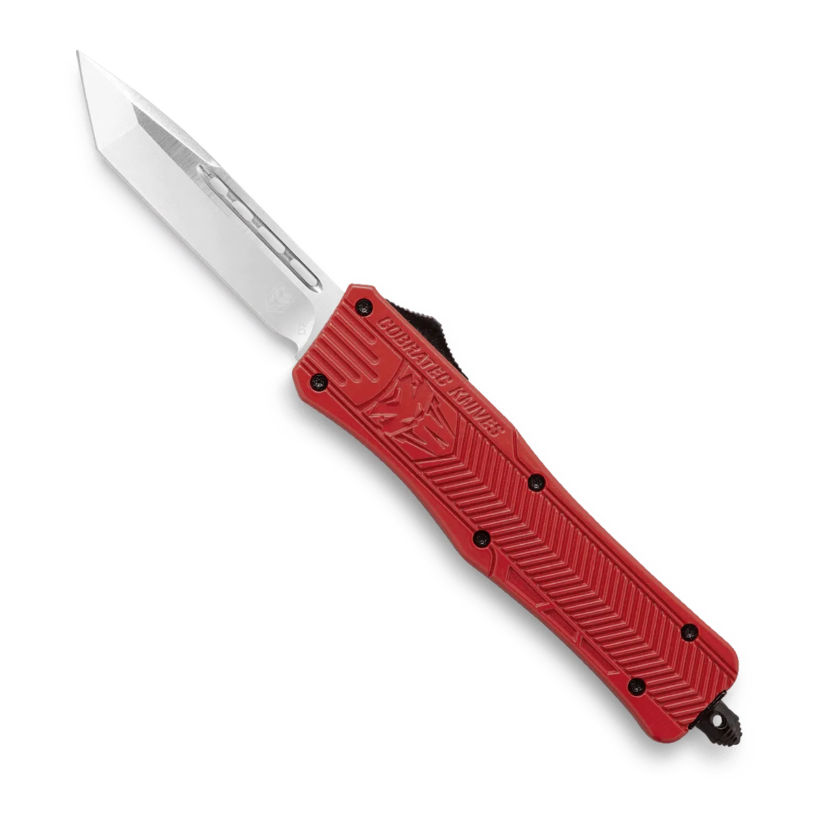 CobraTec CTK-1 Medium OTF-Messer Rot D2 Cerakote