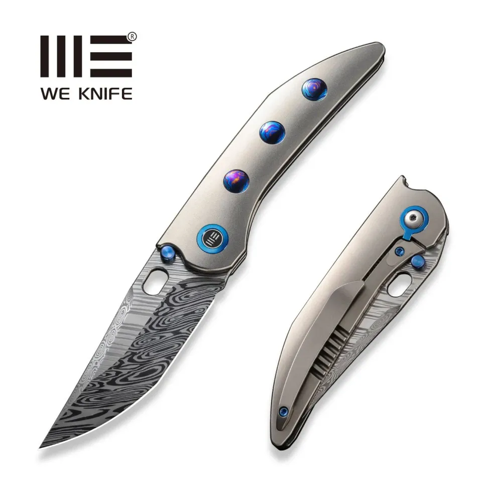 WeKnife Attor WE23037-DS1 Taschenmesser Damasteel Timascus