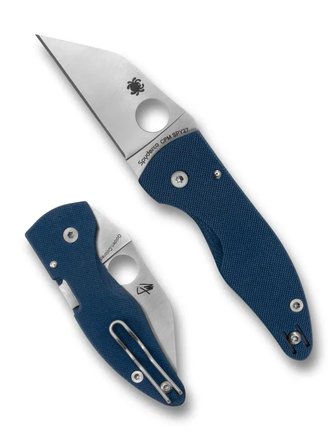 Spyderco MicroJimbo Taschenmesser SPY27 blau
