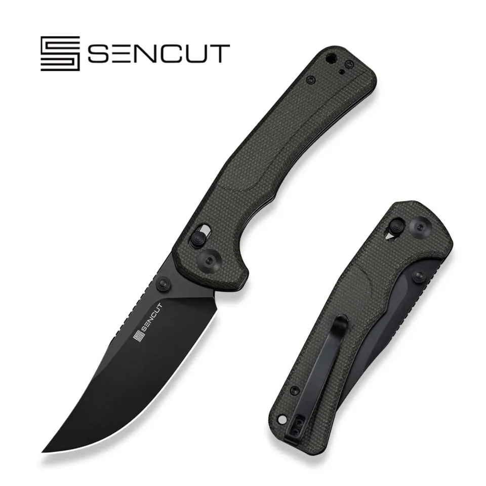 SENCUT Slybolt S25001A-1 Klappmesser Micarta Schwarz