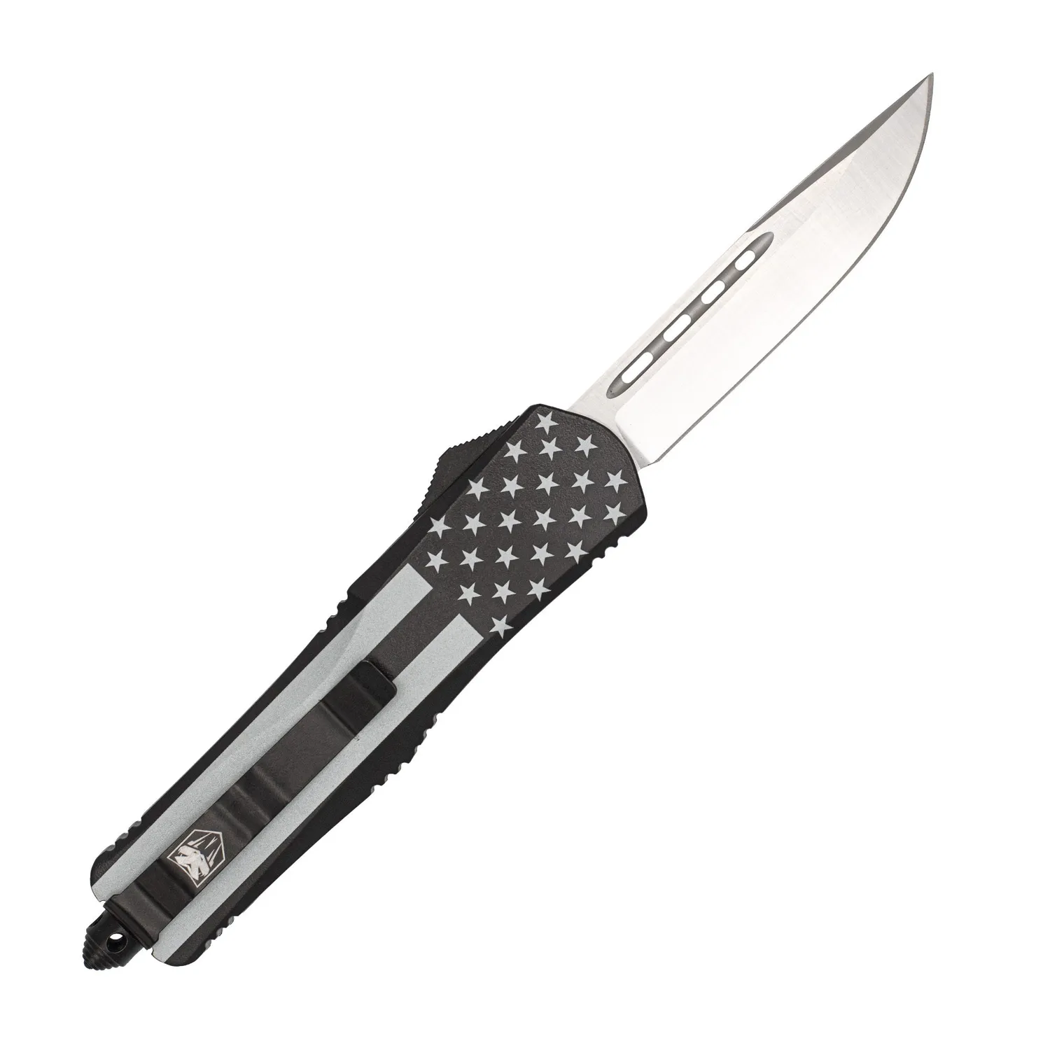 CobraTec FS-3 Large OTF-Messer Blackout Cerakote D2