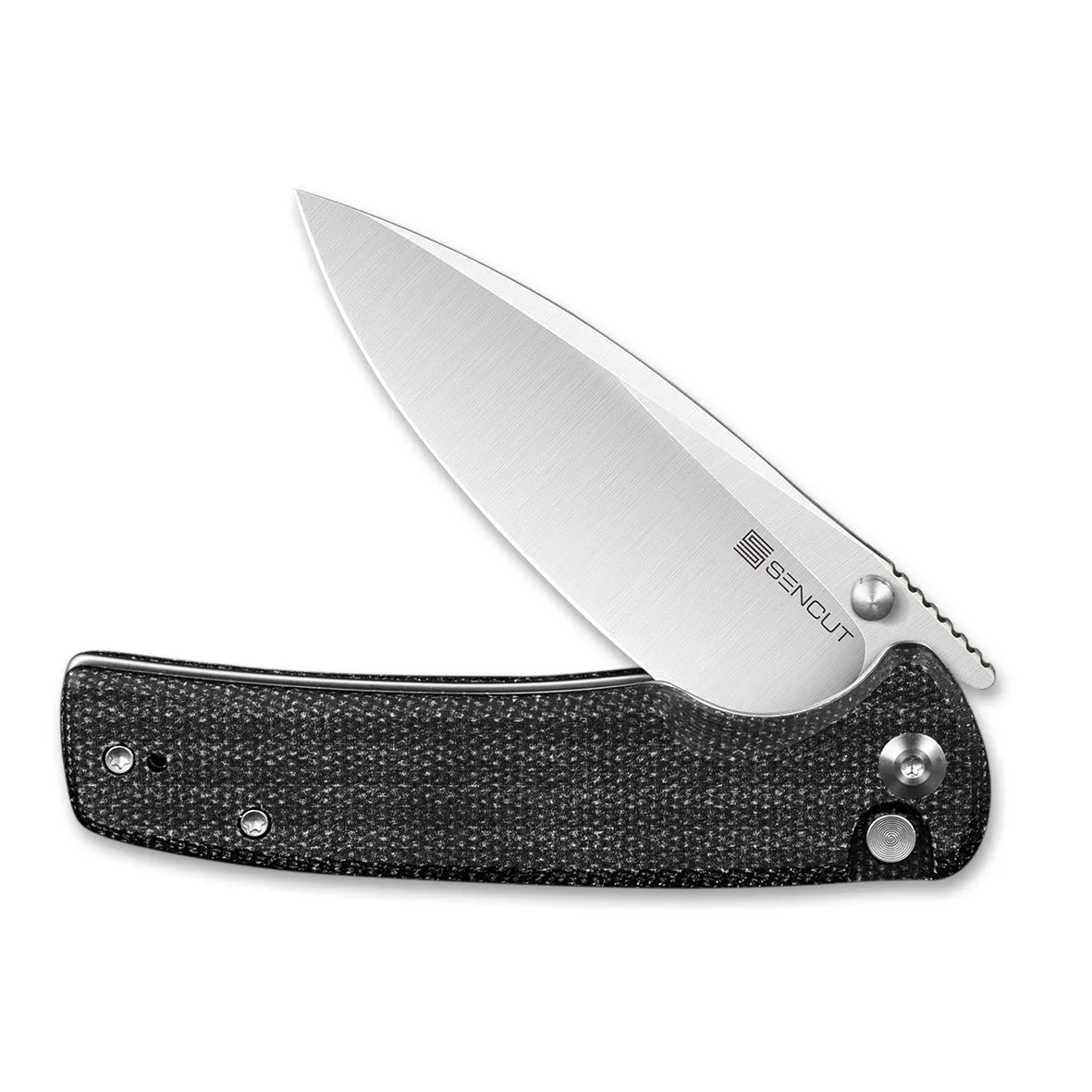 SENCUT Sachse S21007-1 Taschenmesser Micarta Button Lock
